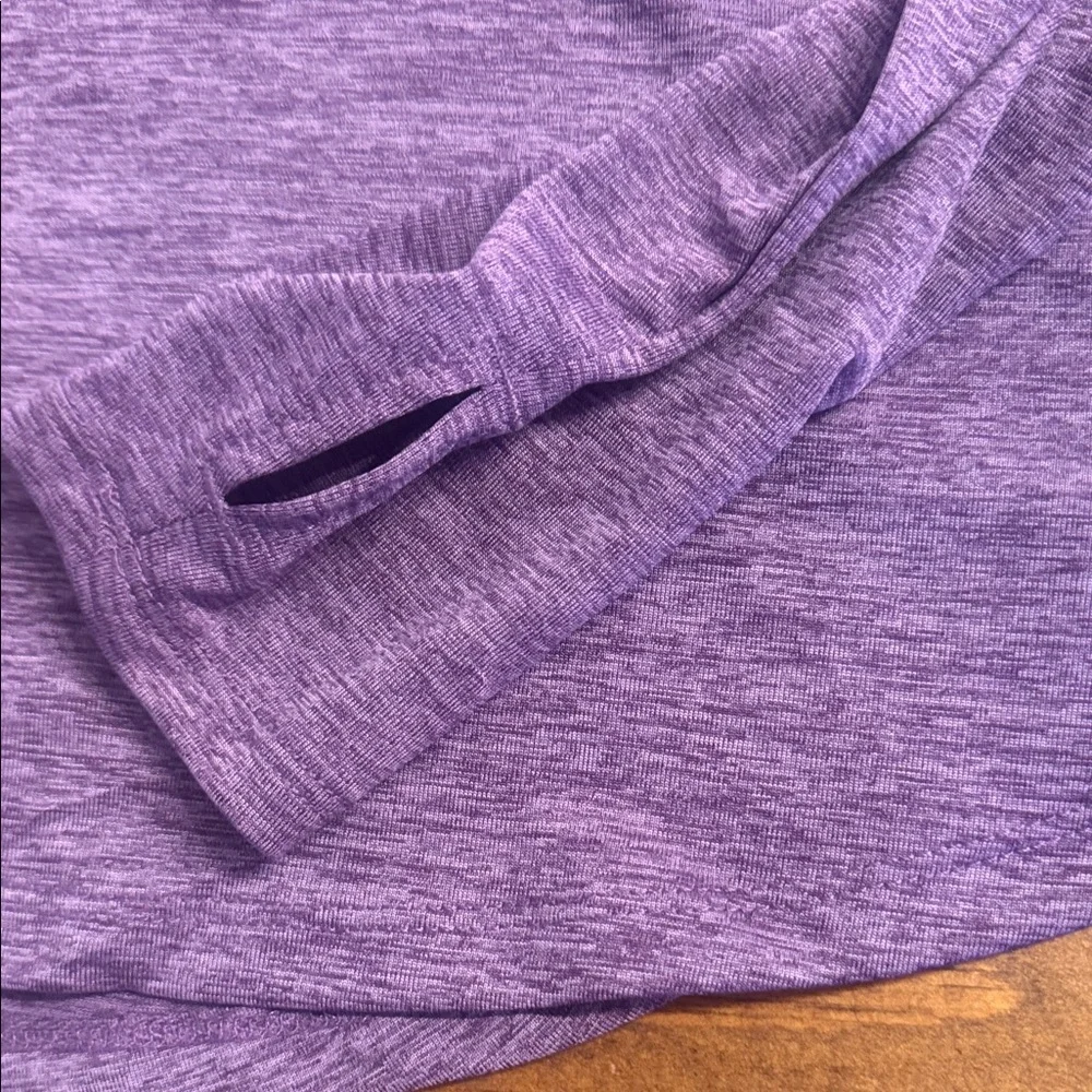 BCG Heathered Purple Long Sleeve Tee - Picture 3 of 5